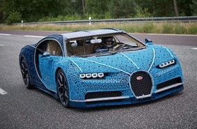 Первый в истории полноразмерный управляемый автомобиль LEGO Technic Bugatti Chiron